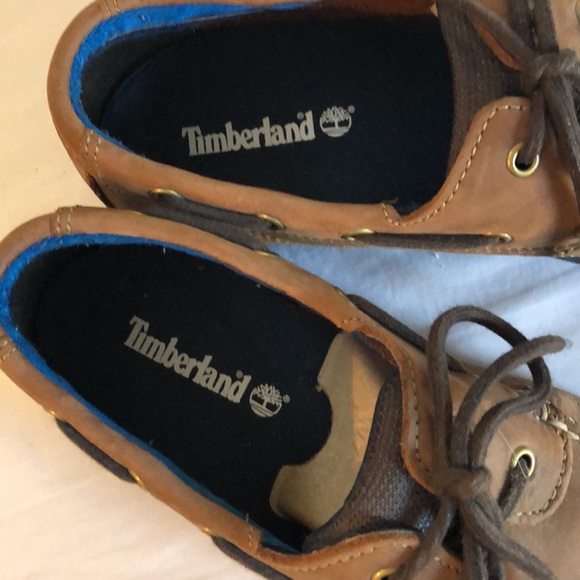 Timberland leather moccasin boat shoes - Picture 2 of 7